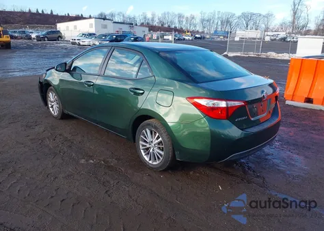 2014 Toyota Corolla Le Plus z USA, uszkodzony, nr VIN 2T1BURHE9EC166385